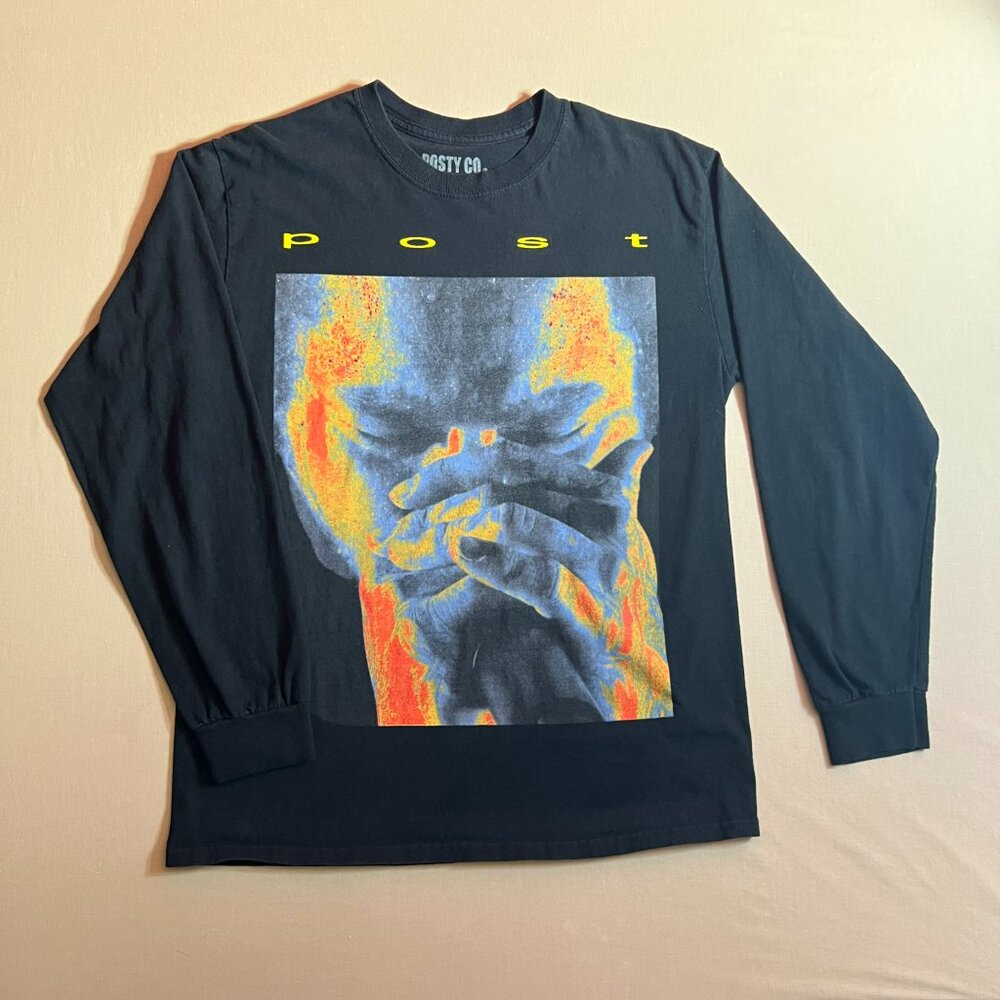 Post Malone Posty Co. 2019 Tour Long Sleeve Tee Shirt Medium